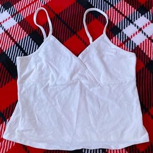 White Crop top